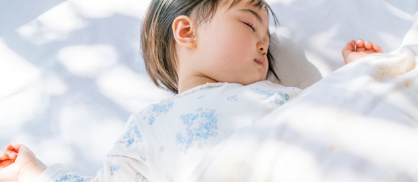 ピッコリーノ保育園でお昼寝